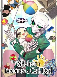 ปกมังงะ The Skeleton Becomes a Cat Dad - ปะป๋าโครงกระดูกกับลูกมนุษย์ในแดนปีศาจ